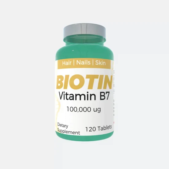 Supplément de soins de santé Soins des ongles Comprimés Dmscare-Biotin Comprimés de vitamine B7 Biotine
